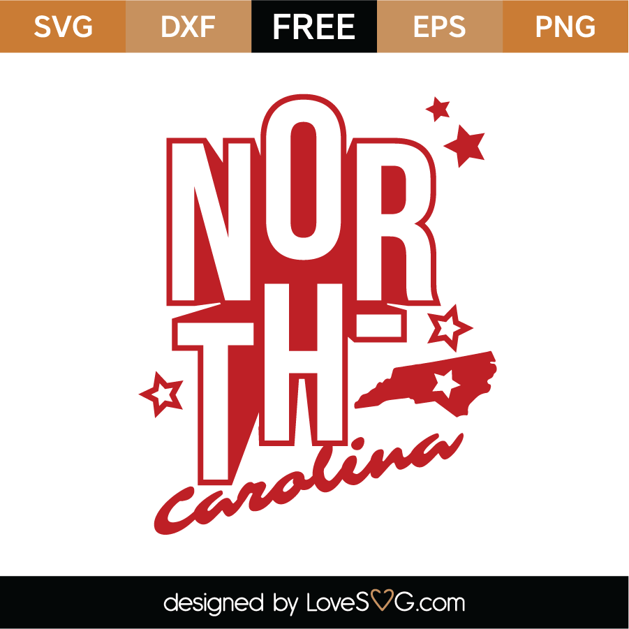 Free North Carolina SVG Cut File Lovesvg