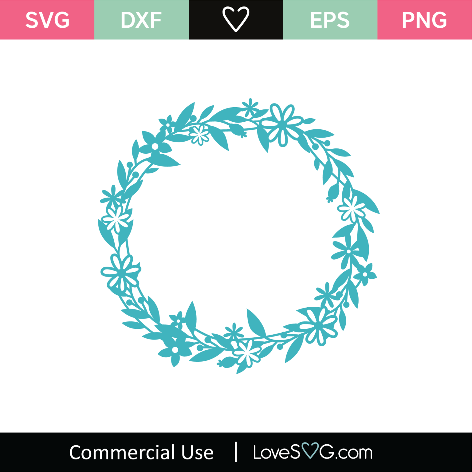 Intricate Monogram Frame SVG Cut File Lovesvg