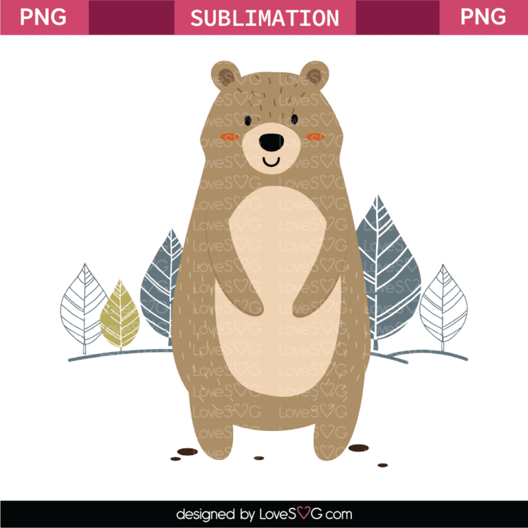 Bear Sublimation File Lovesvg