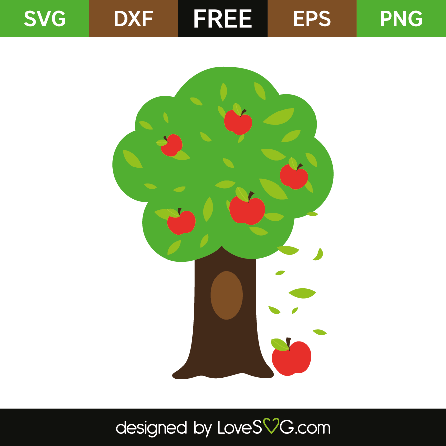 Apples And Tree - Lovesvg.com