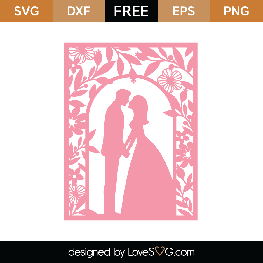 Free Wedding SVG Cut File - Lovesvg.com