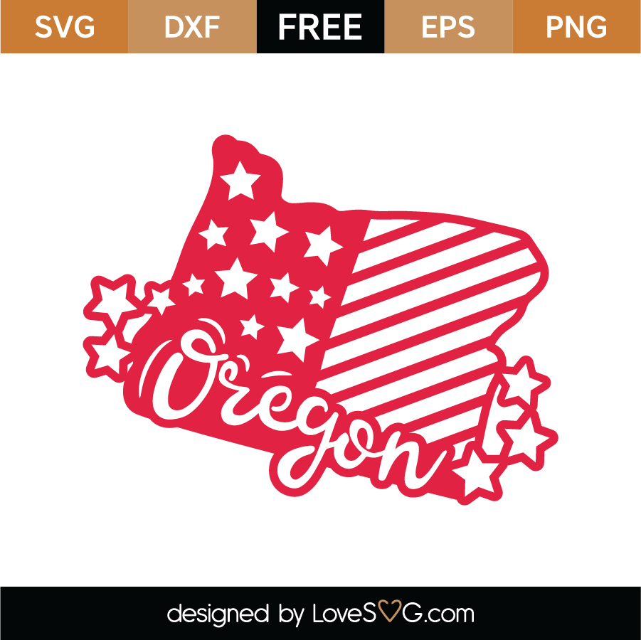 Free Oregon SVG Cut File - Lovesvg.com