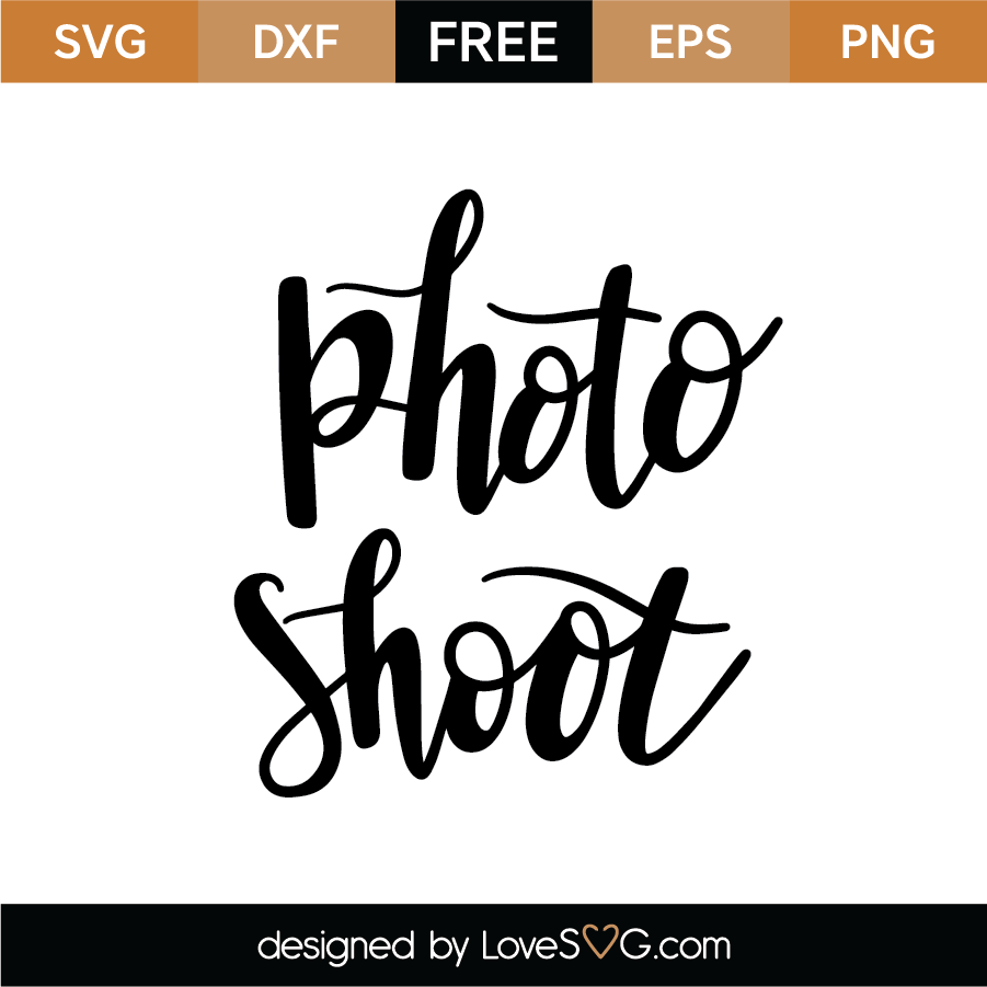 Free Photo Shoot SVG Cut File - Lovesvg.com