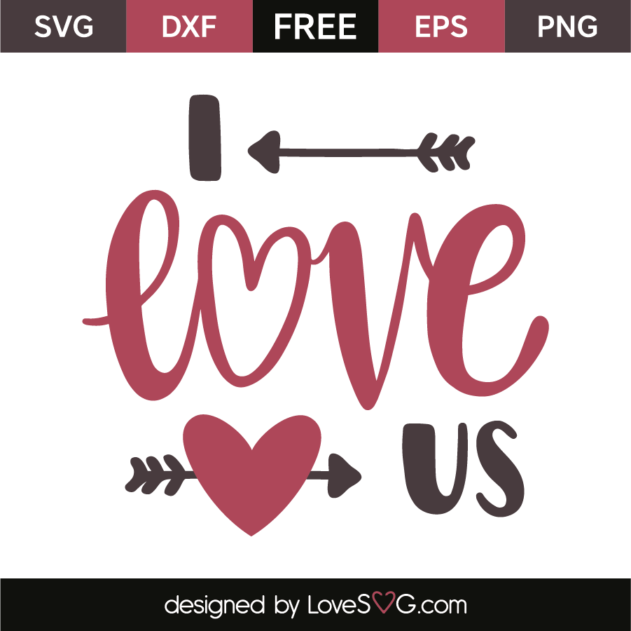 I Love Us - Lovesvg.com