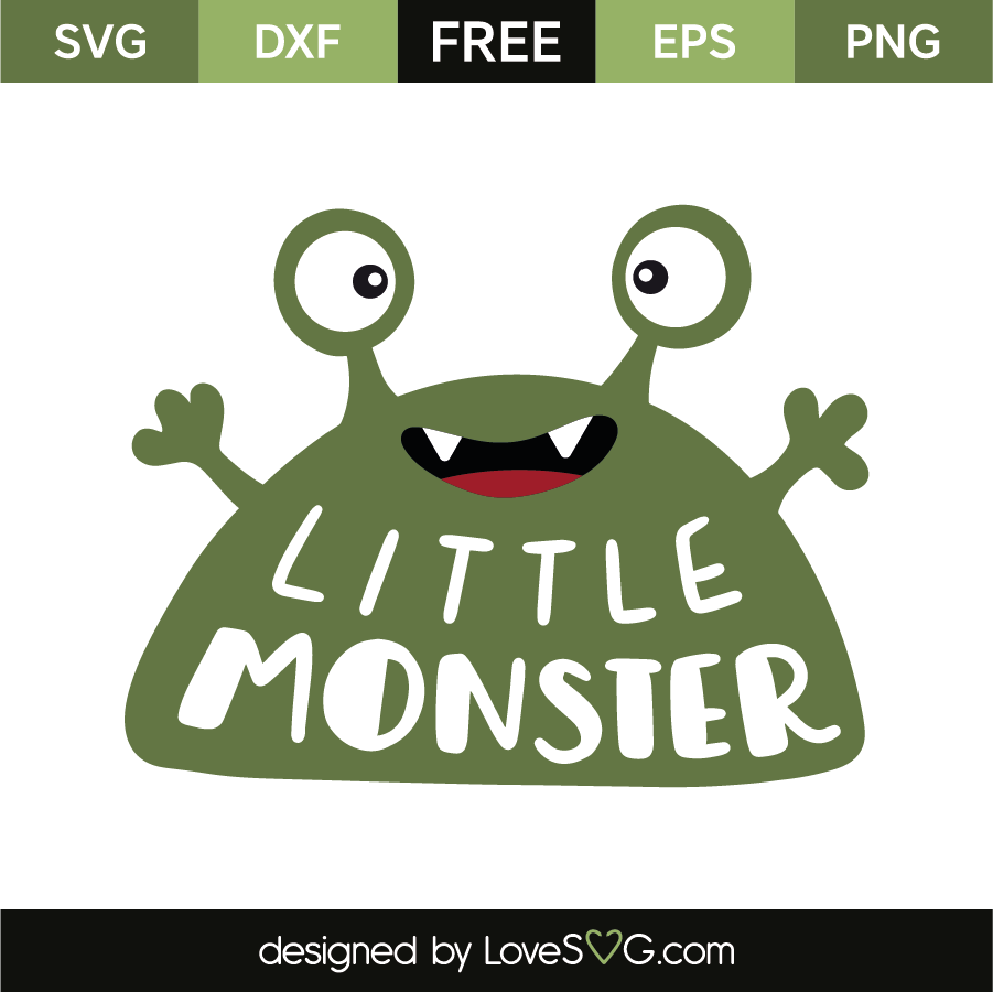 Little Monster - Lovesvg.com