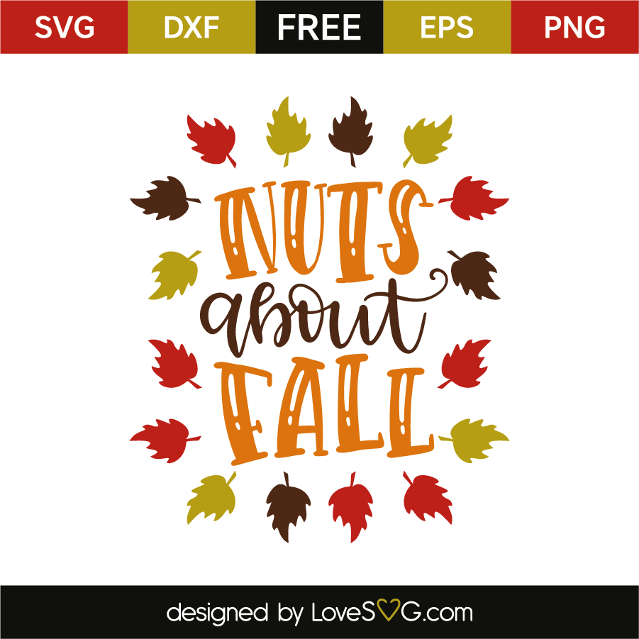 Nuts About Fall - Lovesvg.com