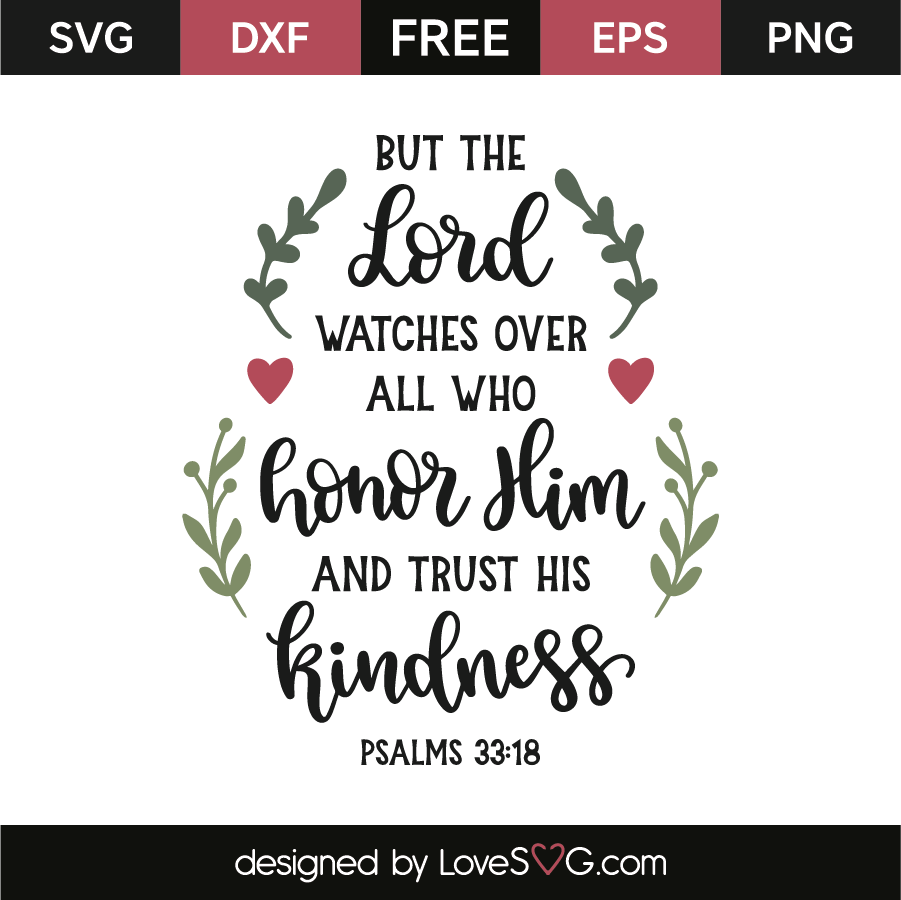 Psalms 33:18 - Lovesvg.com