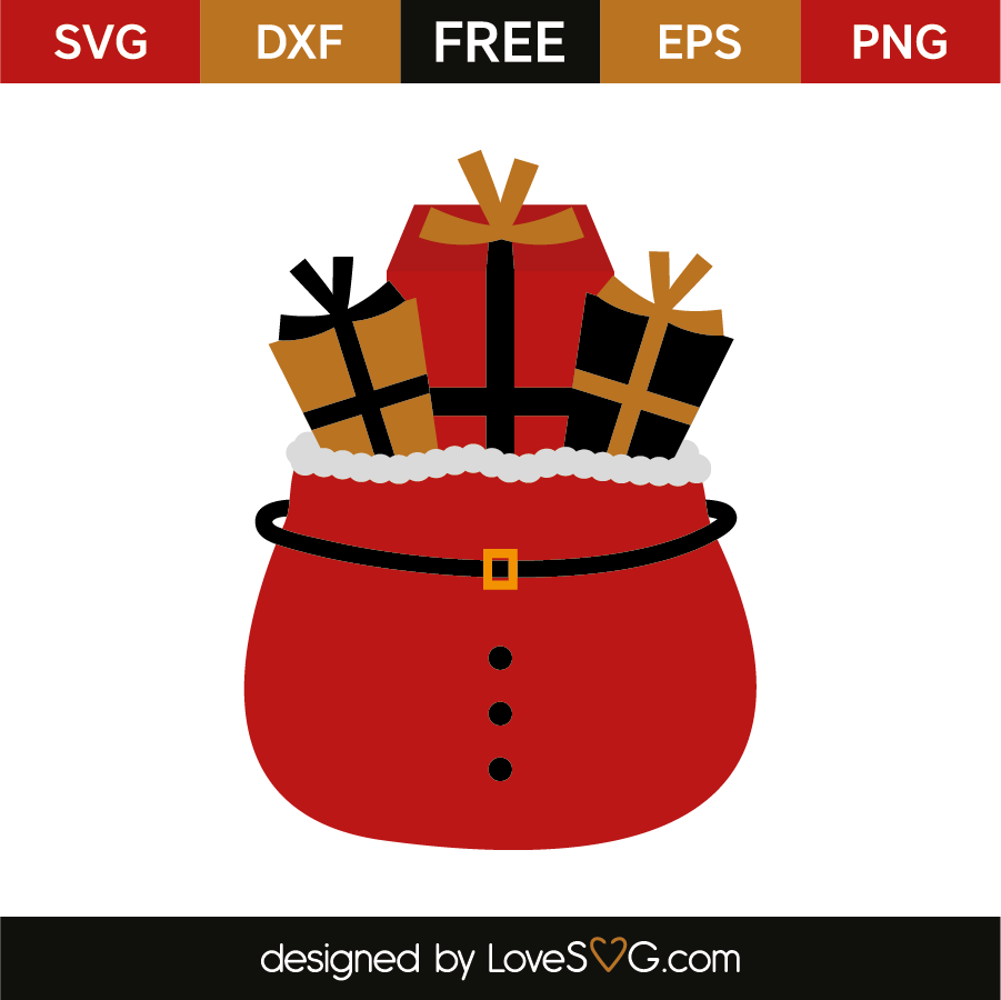 Santa's Bag - Lovesvg.com