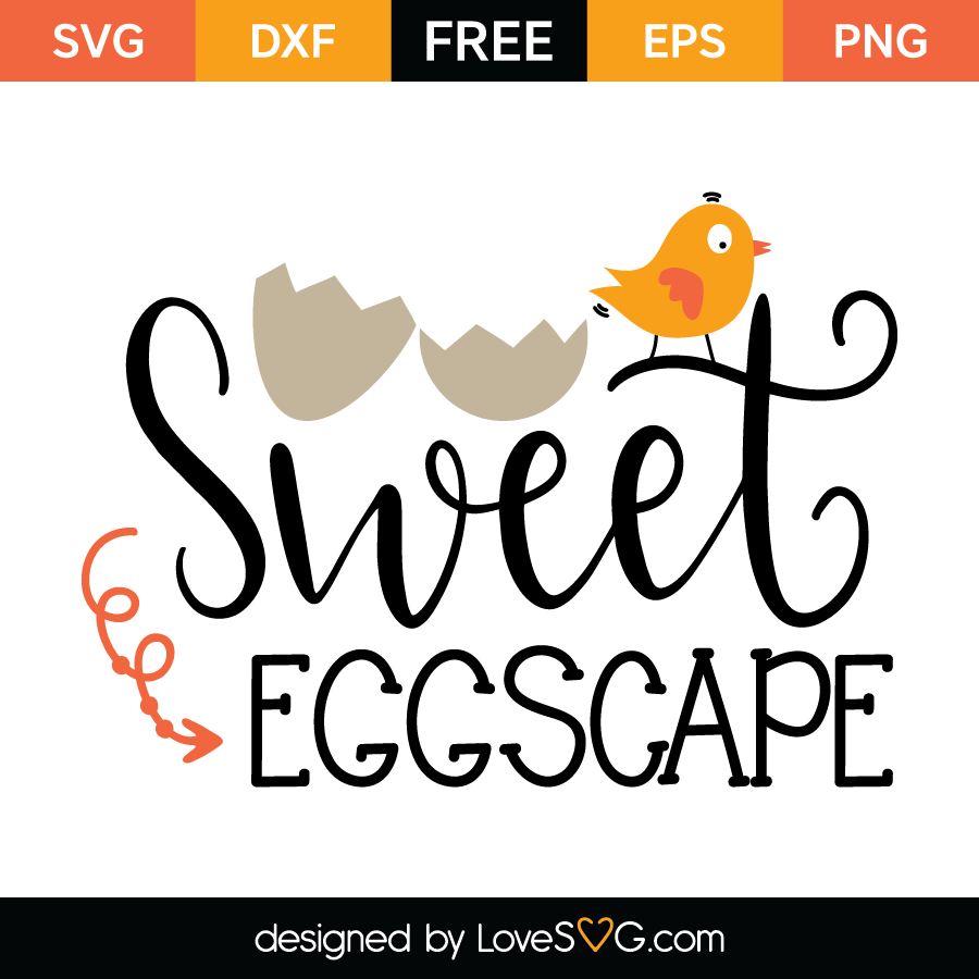 Sweet Eggscape - Lovesvg.com