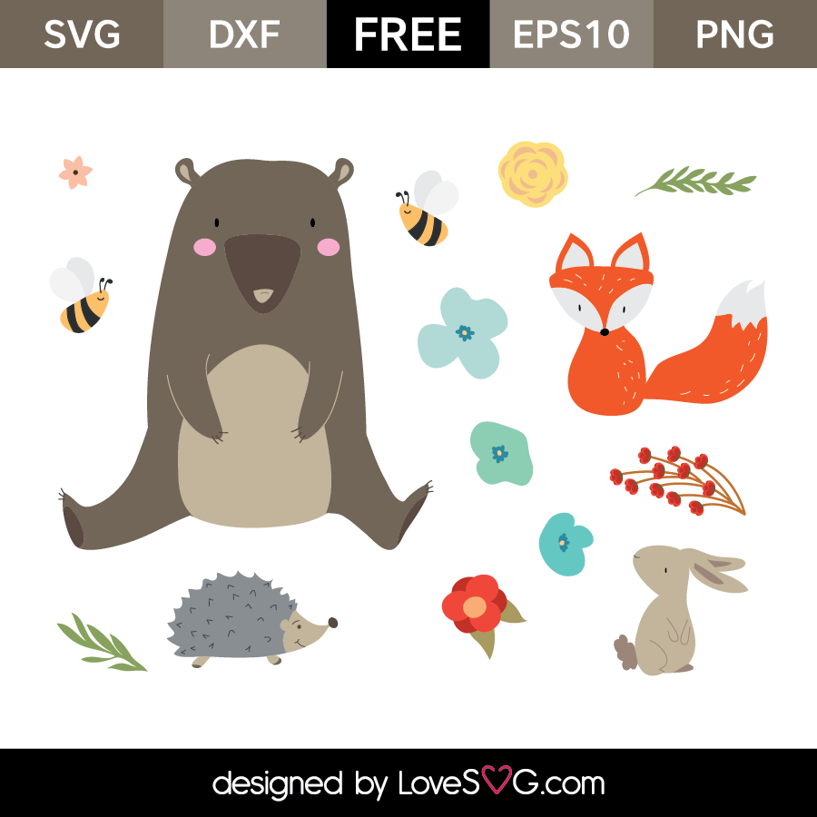 Forest Animals | Lovesvg.com