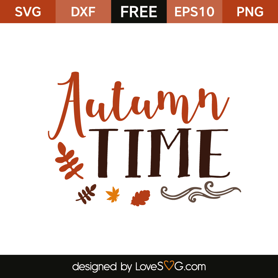 Download Free SVG cut files - Autumn Time | Lovesvg.com