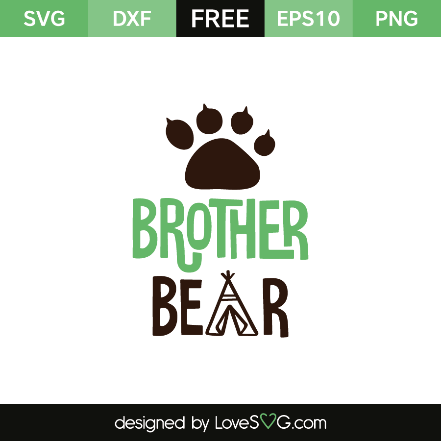 Download Brother Bear | Lovesvg.com