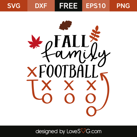 Fall Family Football | Lovesvg.com