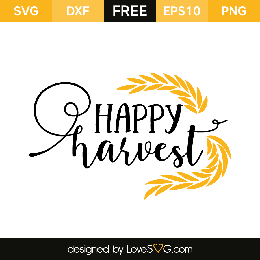 Happy Harvest | Lovesvg.com