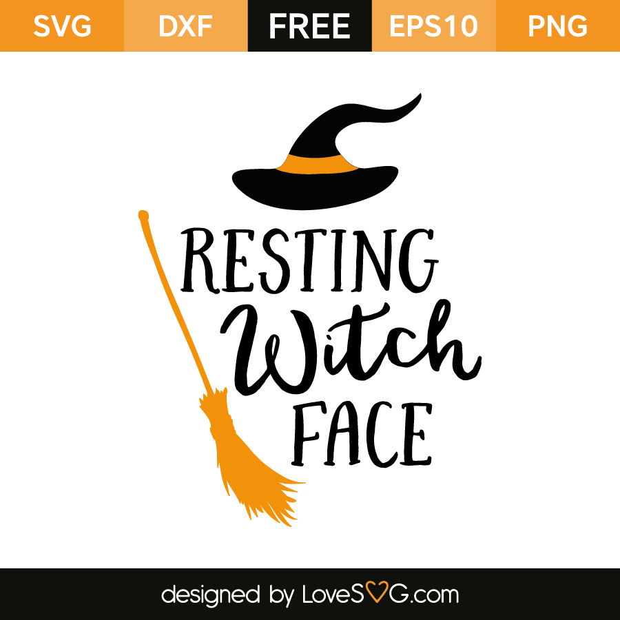 Resting Witch Face | Lovesvg.com