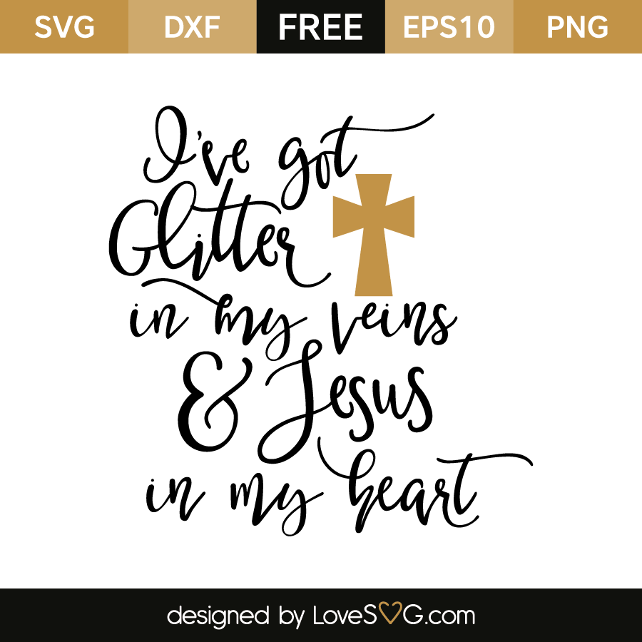 Download I've got glitter in my veins | Lovesvg.com