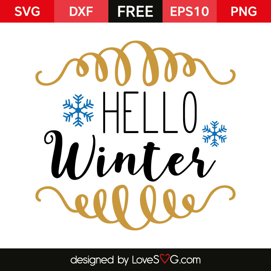 Download Hello Winter | Lovesvg.com