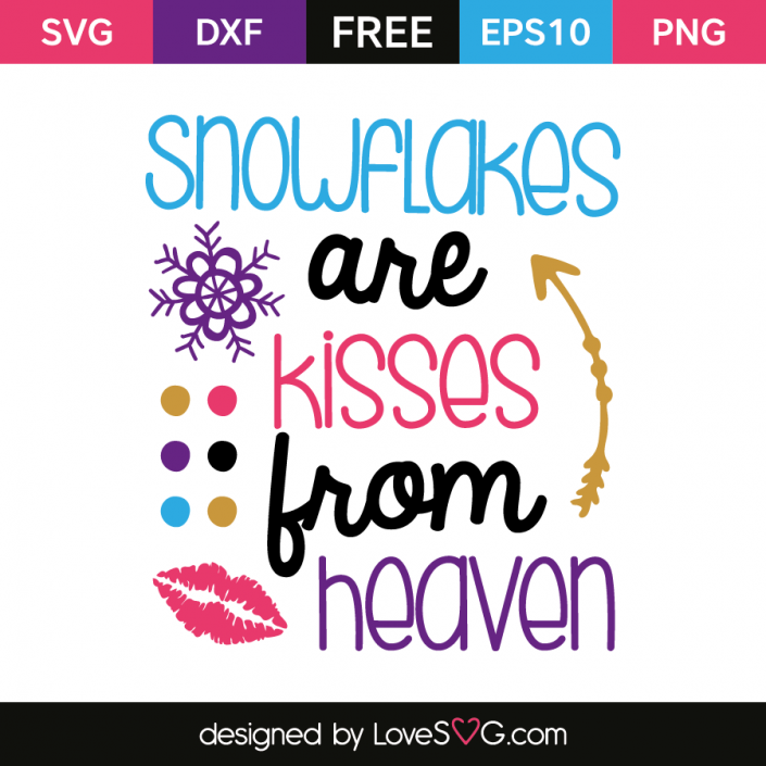 Heaven Sent With A Kiss From Nanny Free Svg 110 Svg Design File