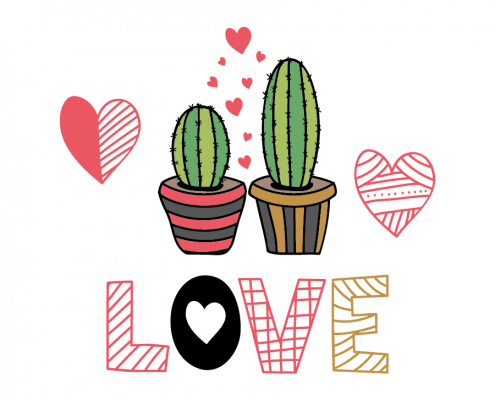 Free SVG cut file - Cactus Love