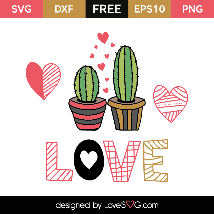 Download Cactus Love | Lovesvg.com