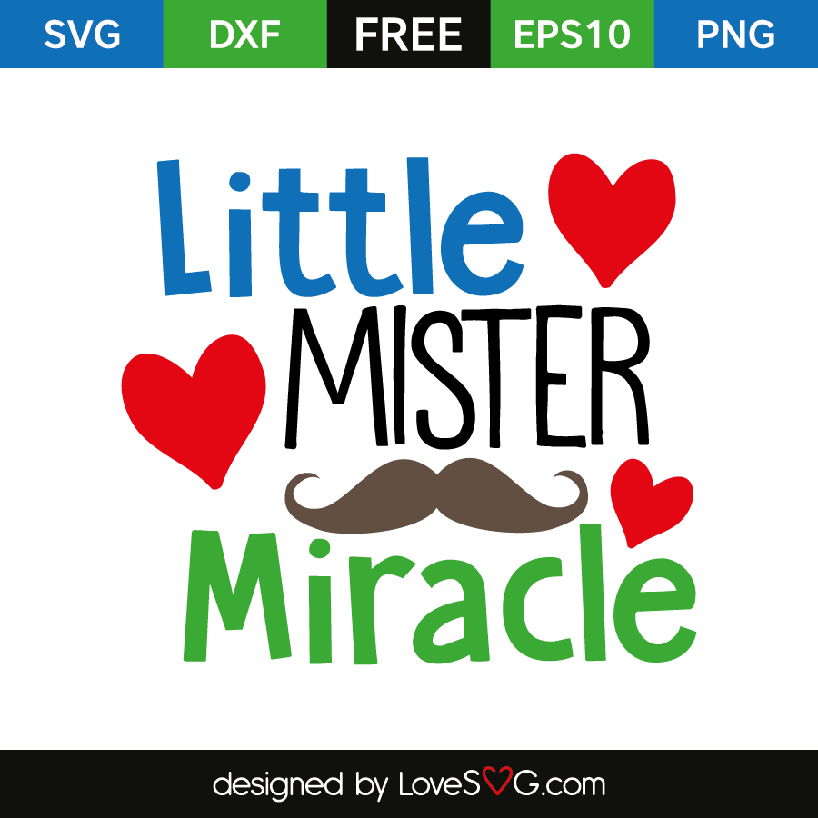 Little Mister Miracle | Lovesvg.com