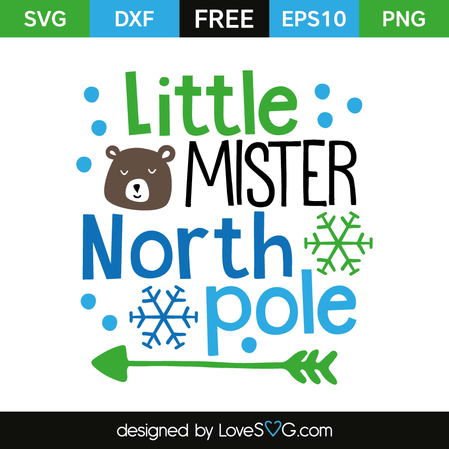 Little Mister North Pole | Lovesvg.com