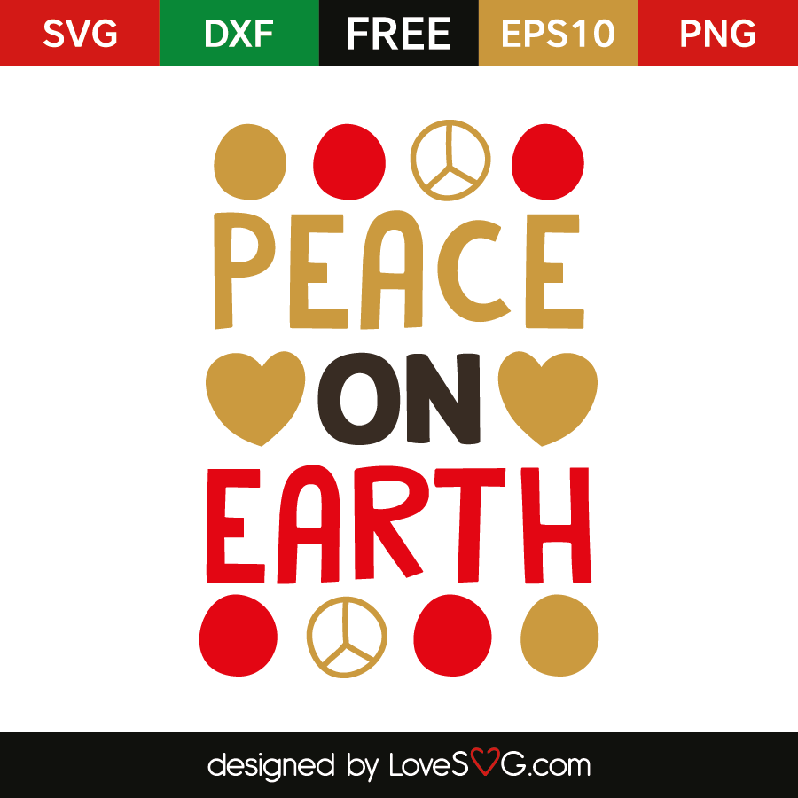 Download Peace on Earth | Lovesvg.com