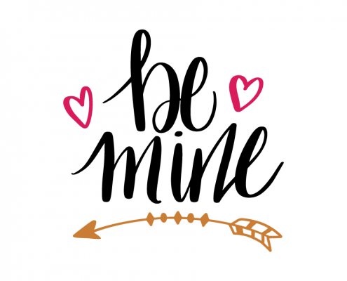 Free SVG cut file - Be mine