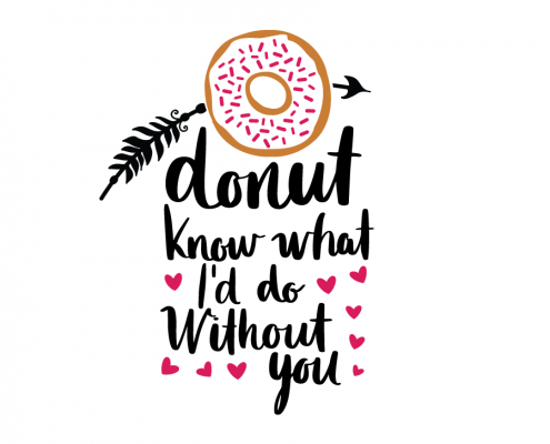 Free SVG cut file - Donut know what I'd do without you