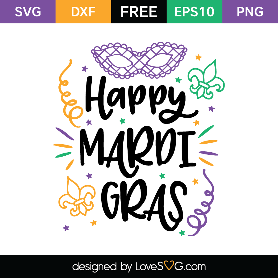 Download Happy Mardi Gras | Lovesvg.com