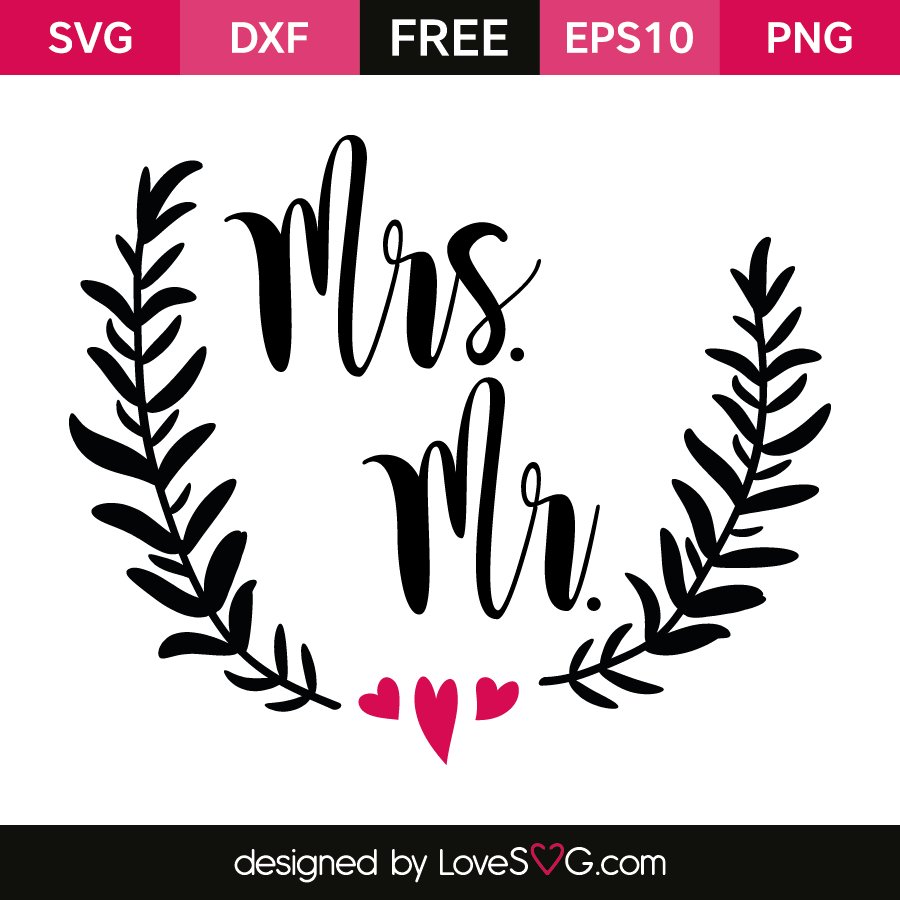 Free SVG files - Wedding | Lovesvg.com