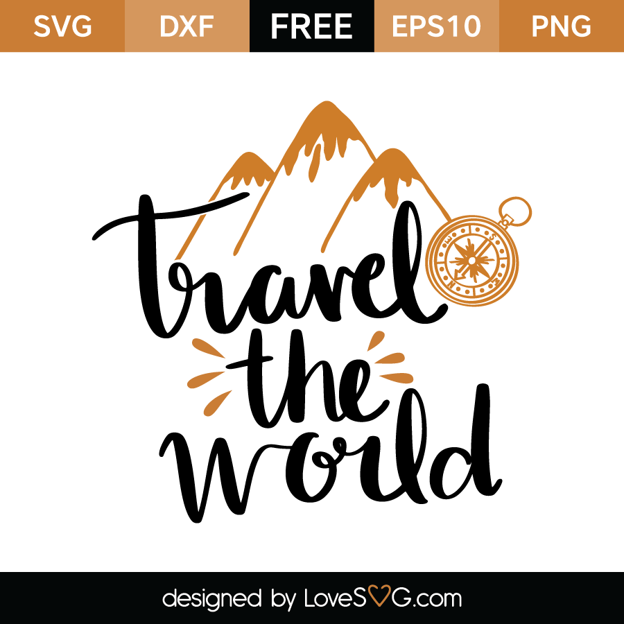 Travel the world | Lovesvg.com