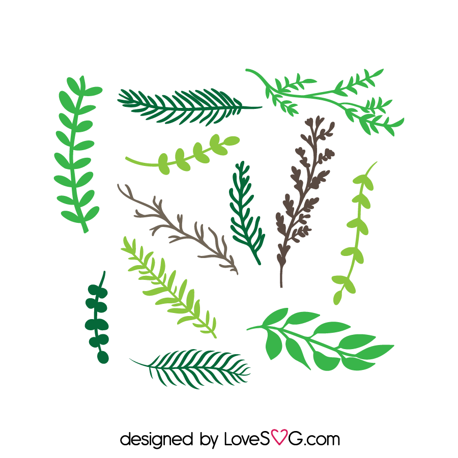 Download Hand Drawn Branches | Lovesvg.com