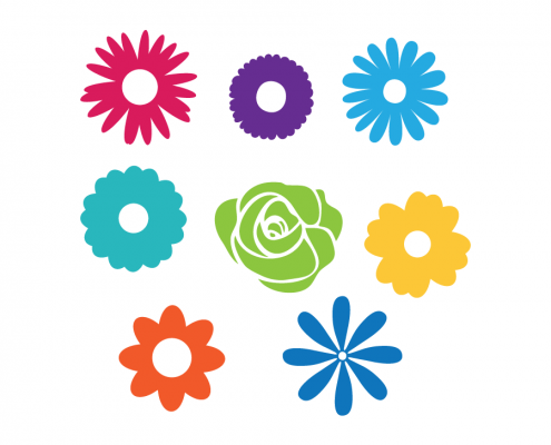 Free SVG cut file - 2002- Flowers Set