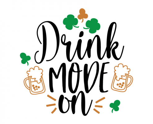 Free SVG cut file - Drink mode on