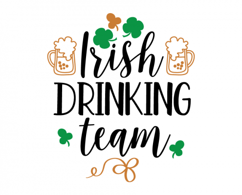 Free SVG cut file - Irish Drinking Team