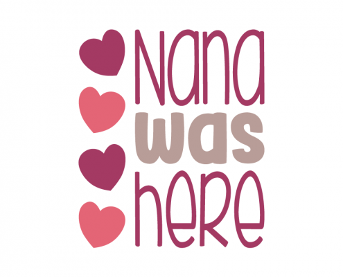 Free SVG cut file - Nana was here