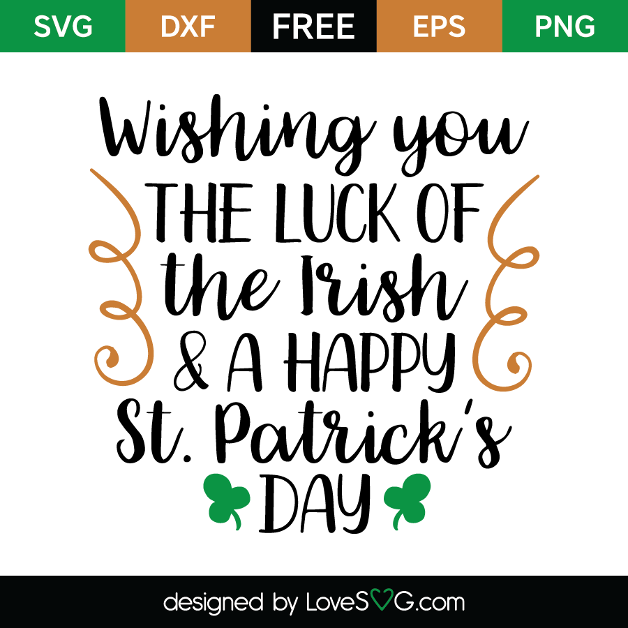 Download Wishing you the luck of the Irish | Lovesvg.com