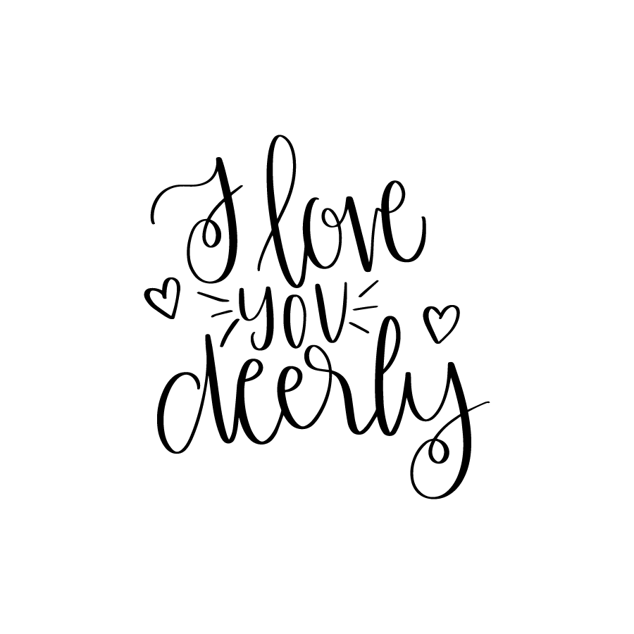 Download I love you Deerly - Lovesvg.com