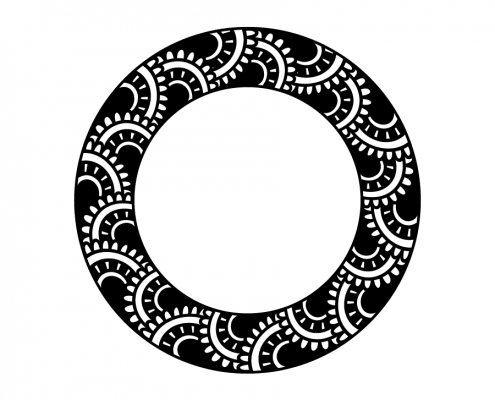 3105 Doodle Monogram Frame