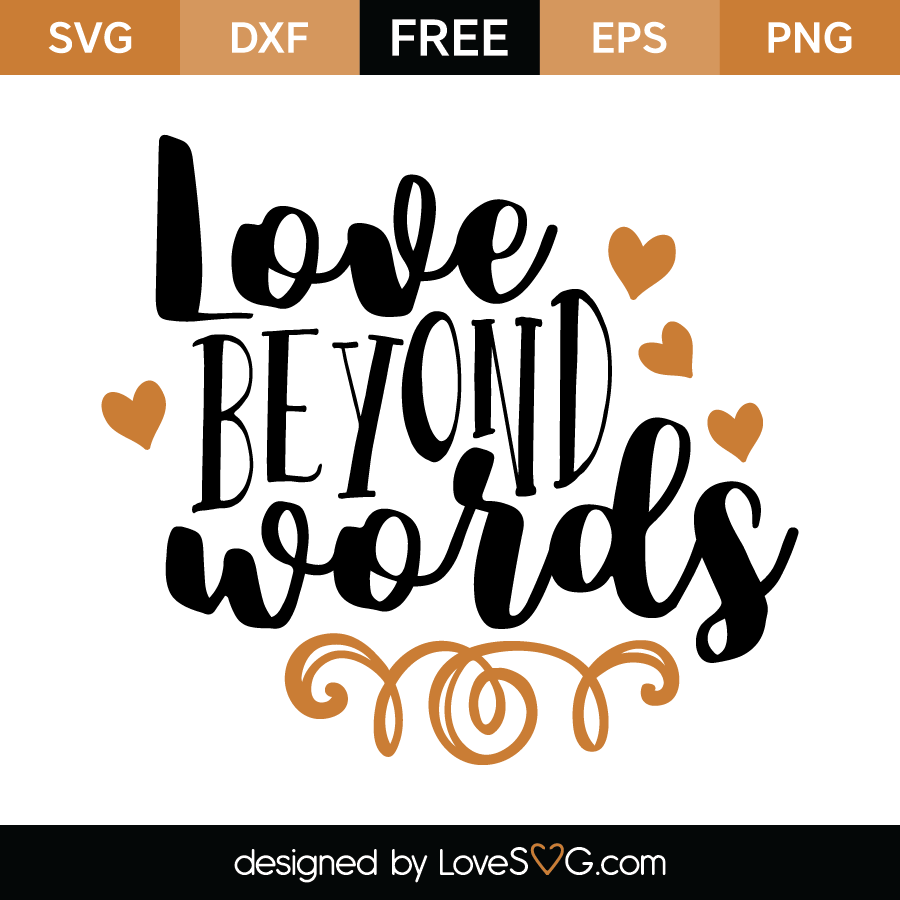 Download Love beyond words | Lovesvg.com