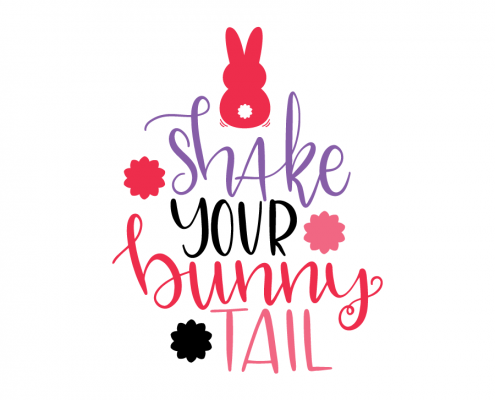 Free SVG cut file - Shake your bunny tail