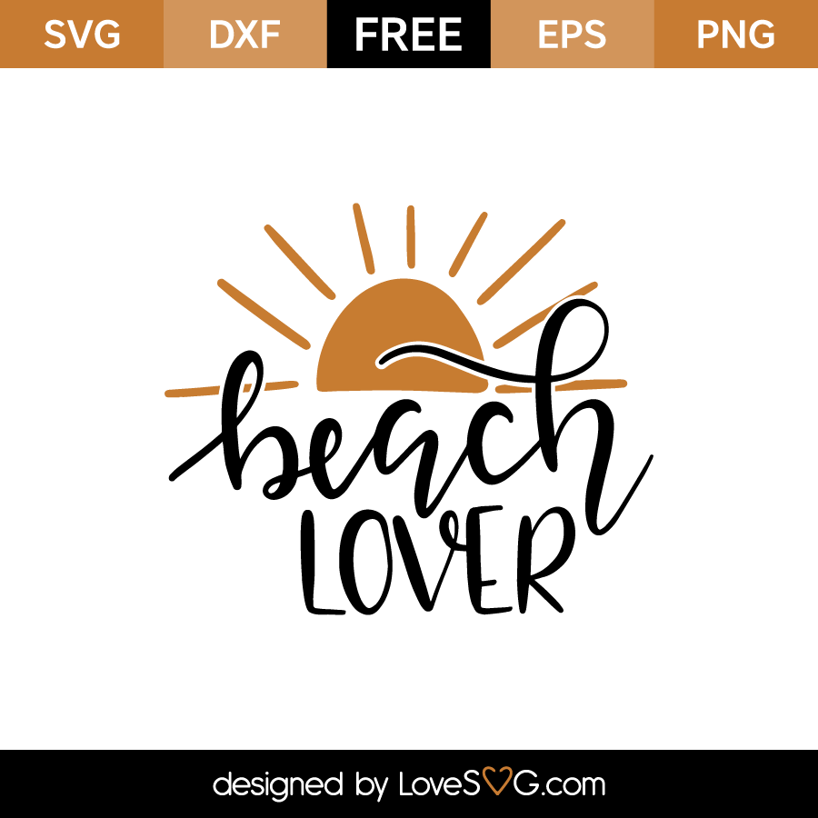 Download Beach Lover | Lovesvg.com