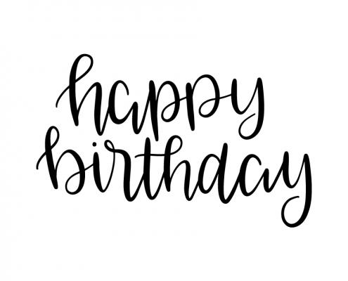Free SVG cut file - Happy Birthday