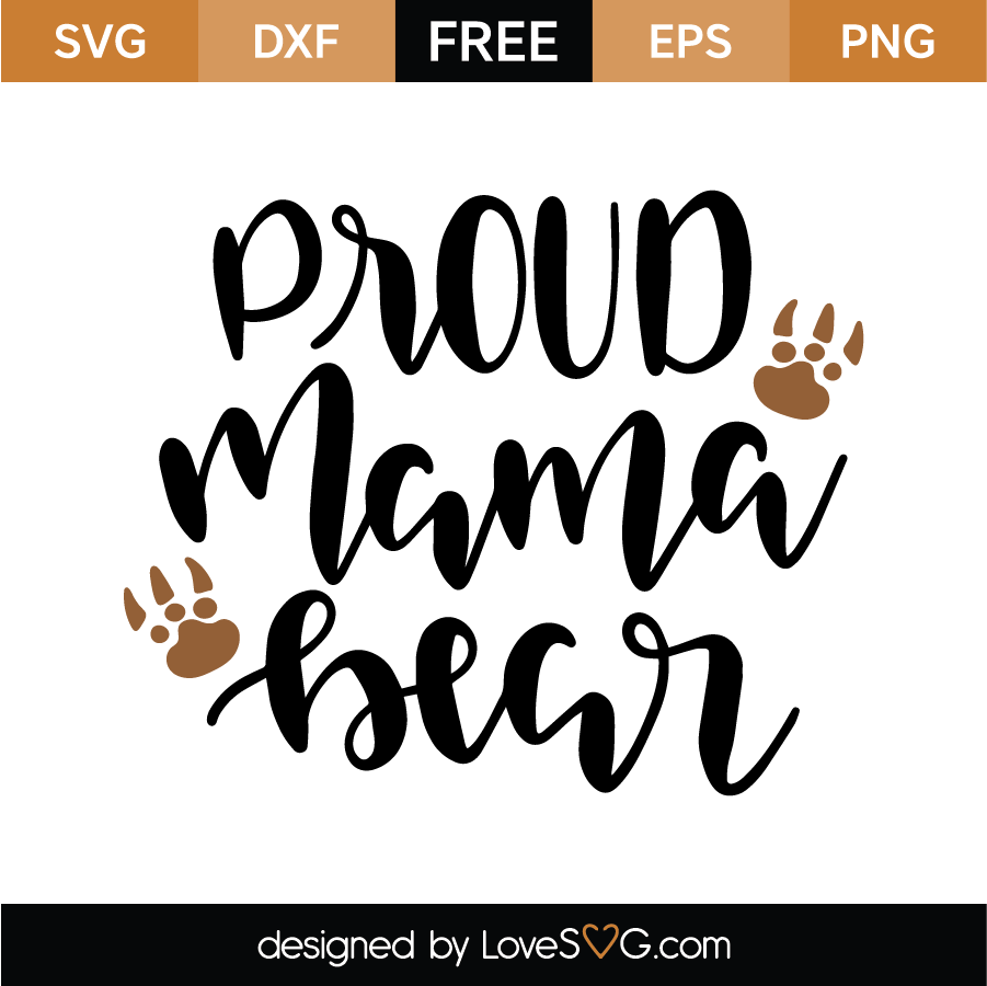 Download Proud Mama Bear | Lovesvg.com