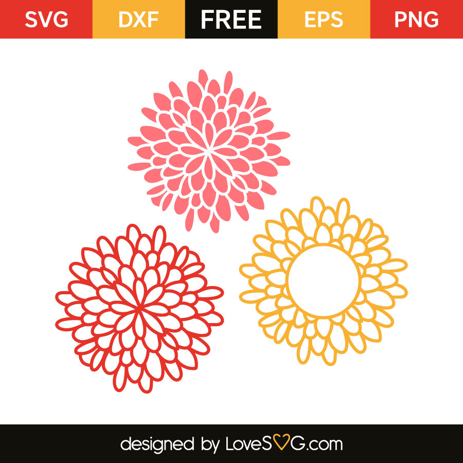 Download Big Flowers | Lovesvg.com