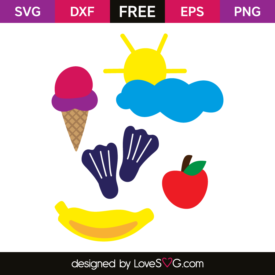 Download Summer Elements | Lovesvg.com