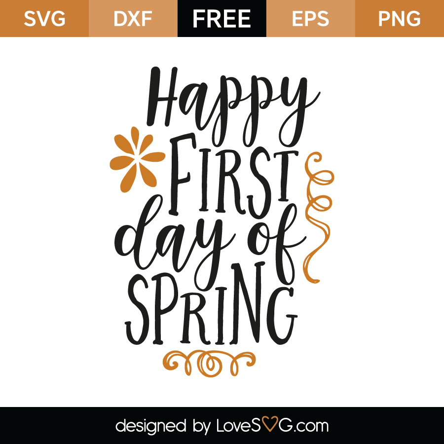 Download Happy first day of spring | Lovesvg.com