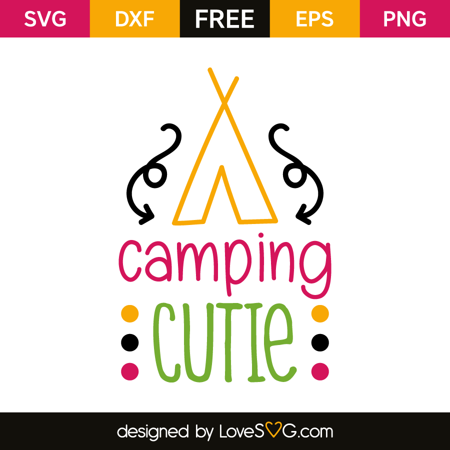 Download Camping cutie | Lovesvg.com