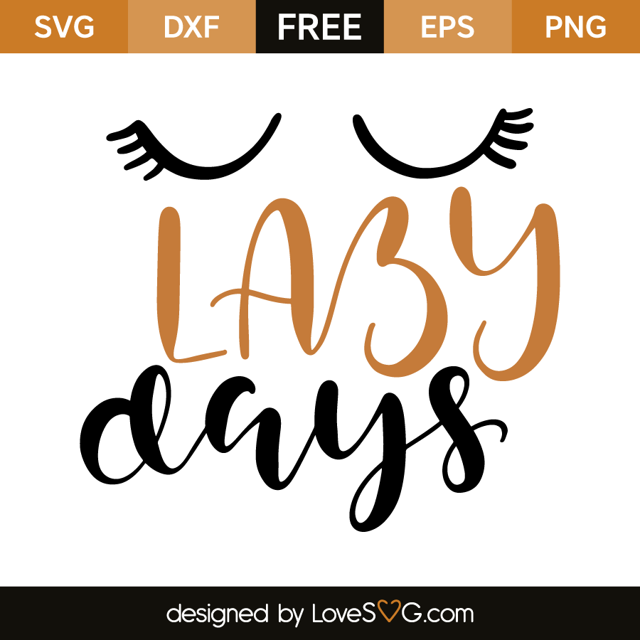 Download Lazy days | Lovesvg.com